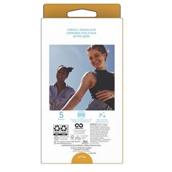 Gillette‎ Venus plus Olay Comfort glide Coconut 5 Blades Metal Handle - Picture 3 of 3